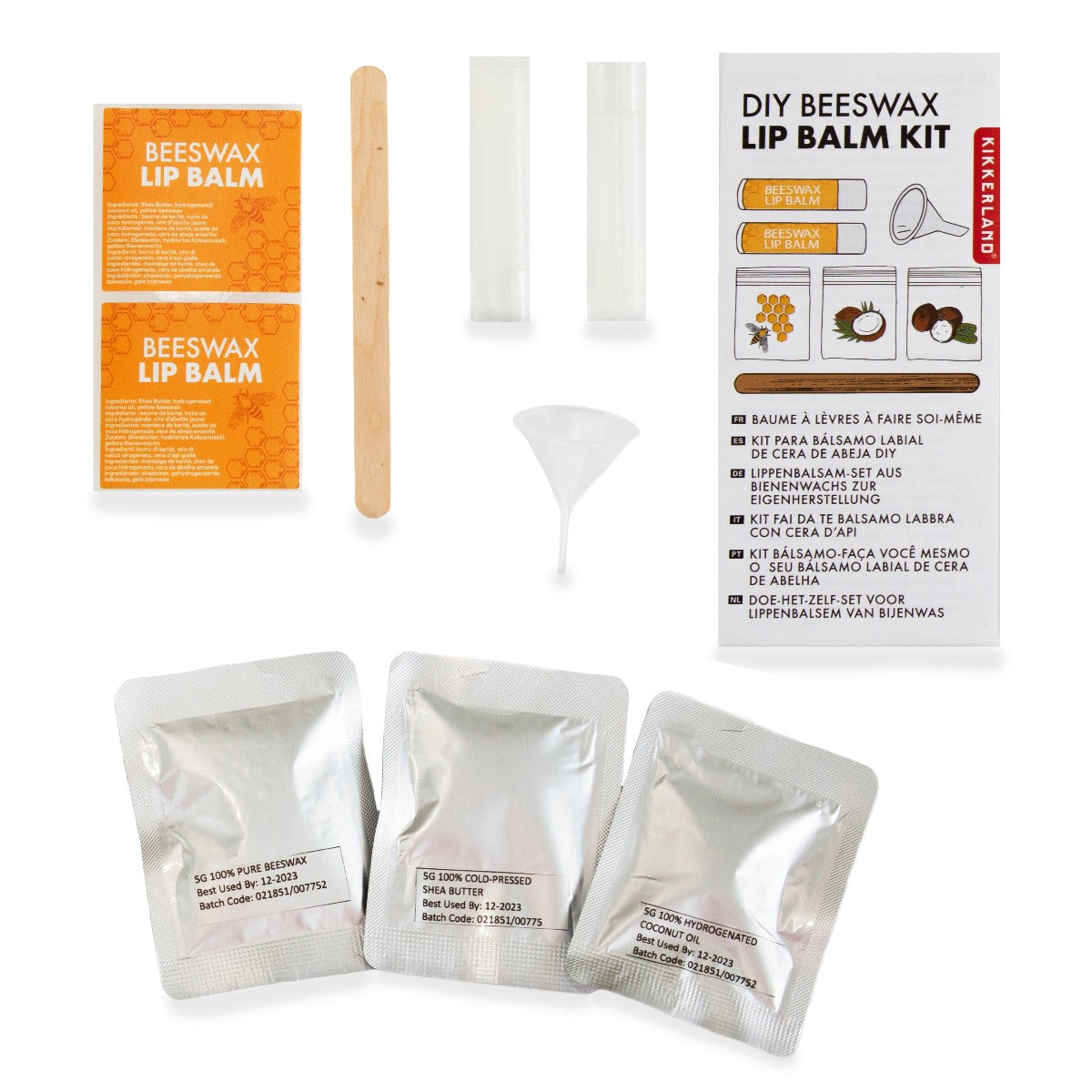 Kikkerland DIY lip balm kit - Bahne